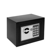 Elektronski jekleni sef z varnostno kodo in ključem