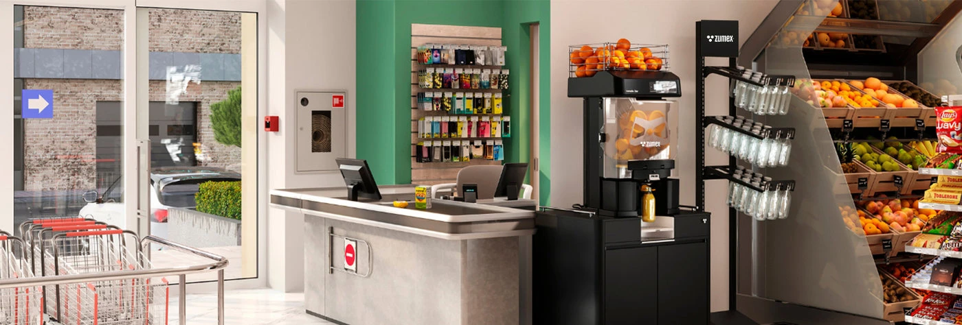 Zumex Versatile v profesionalni retail ponudbi svežega soka